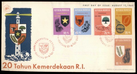 Indonesia-1965-State-Principals-FDC