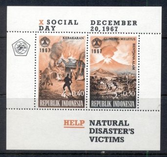 Indonesia-1967-Natural-Disaster-relief-MS-MUH