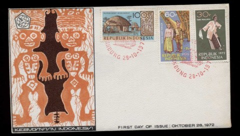 Indonesia-1972-Culture-FDC