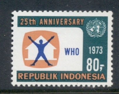 Indonesia-1973-WHO-25th-Anniversary-Muh