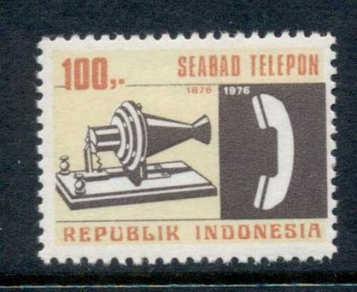 Indonesia-1976-Telephone-Centenary-MUH