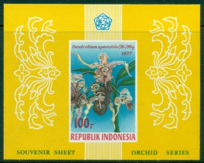 Indonesia-1977-Flowers-Orchids-MS-Muh