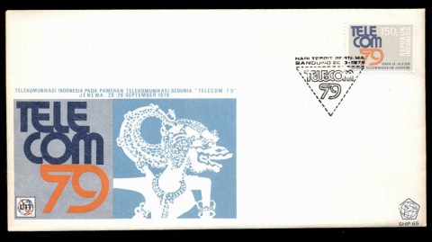 Indonesia-1979-World-Telecommunications-Exhibition-FDC