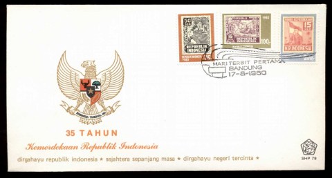 Indonesia-1980-Independence-35th-Anniversary-FDC