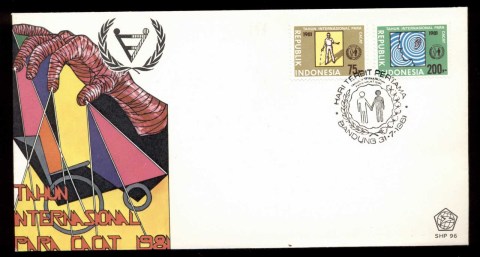 Indonesia-1981-International-year-of-the-Disabled-FDC