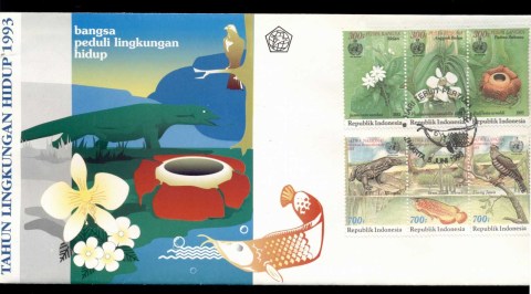 Indonesia-1993-Environmental-Protection-FDC