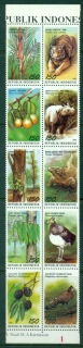 Indonesia-1995-Flora-Fauna-folded-MUH