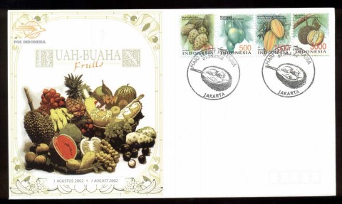 Indonesia-2002-Fruits-FDC