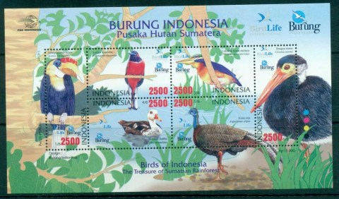 Indonesia-2009-Birds-of-Indonesia-MS-MUH-lot82746