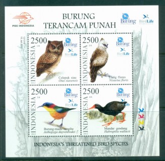 Indonesia-2012-Threatened-Bird-Species-MS-MUH-lot82760