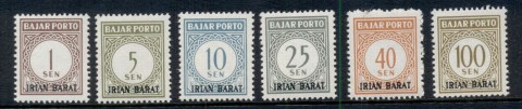 Indonesia-West-Irian-1963-Postage-Dues-MUH