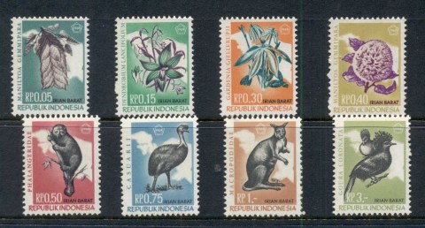 Indonesia-West-Irian-1968-Plants-Wildlife-MUH