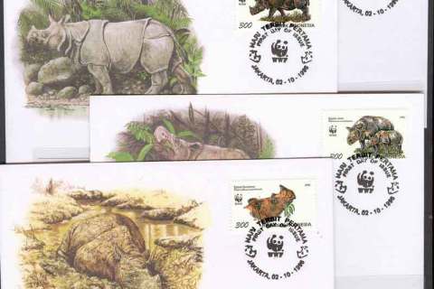 Indonesia-1996 WWF Javan & Sumatran Rhinoceros