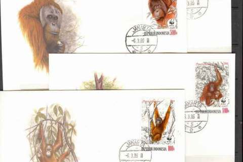 Indonesia-1989 WWF Orangutan
