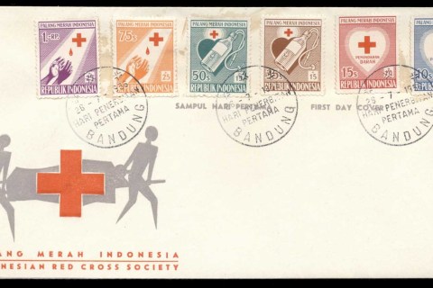 Indonesia-1965-Red-Cross-FDC