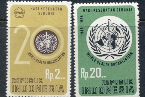 Indonesia-1968-WHO-20th-Anniversary-MUH