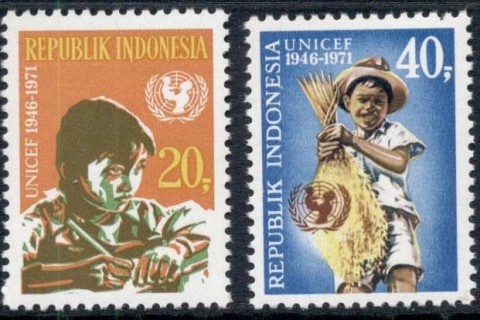 Indonesia-1971-UNICEF-25th-Anniversary-MUH