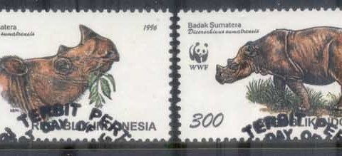 Indonesia-1996-WWF-Javan-Sumatran-Rhinoceros-FU