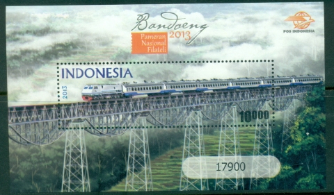Indonesia-2013-National-Stamp-Exhibition-PANFILA-BANDUNG-2013-Trains-MS-MUH