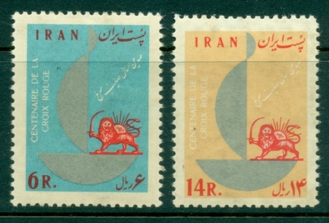 Iran-1963-Red-Cross-Centenary-tanned-gum-MLJ