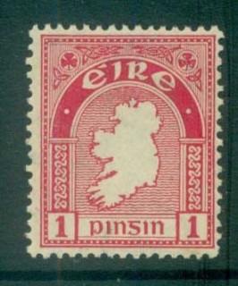 Ireland-1922-23-1d-Map-of-Ireland-MLH-lot78550