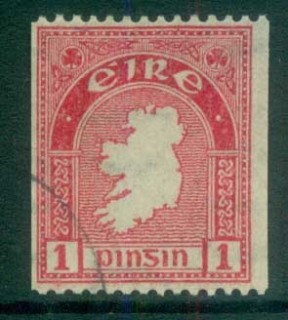 Ireland-1940-49-1d-Map-of-Ireland-Coil-P-14-FU-lot78567