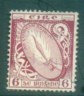 Ireland-1940-49-6d-Sword-of-Light-FU-lot78576