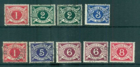 Ireland-1940on-Postage-Dues-Asst-FU-lot78901