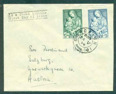 Ireland-1954-Marian-Year-FDC-lot50464