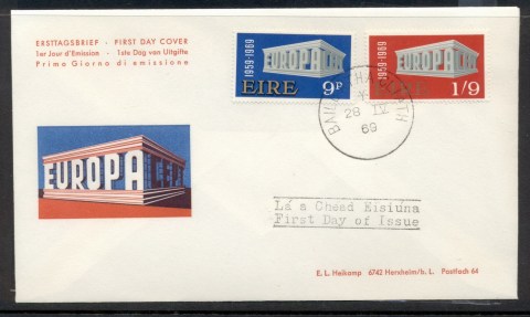 Ireland-1969-Europa-Building-FDC