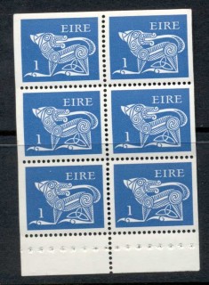 Ireland-1971-75-Dog-Brooch-1p-booklet-pane-MUH