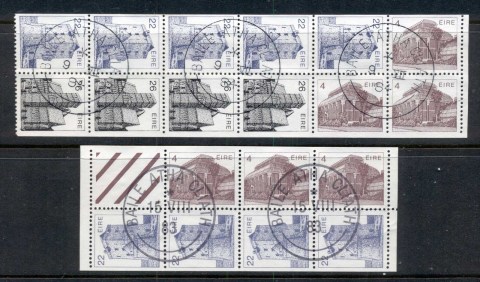 Ireland-1982-90-Buildings-2x-booklet-panes-FU