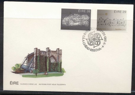 Ireland-1983-Europa-Human-Genius-FDC