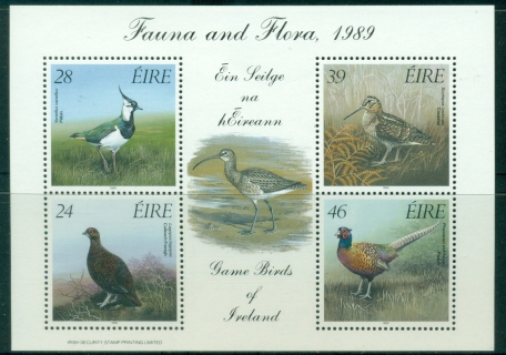 Ireland-1989-Wildlife-Game-Birds-MS-MUH