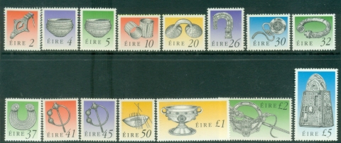 Ireland-1990-91-Art-Treasures-of-Ireland-Assorted-MUH
