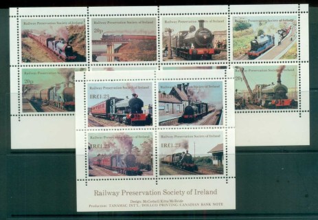 Ireland-1990c-Railway-Preservation-Society-2xMS-MUH-lot81769