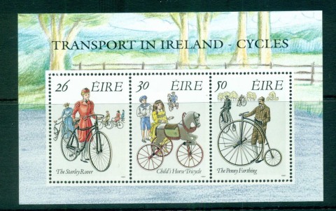 Ireland-1991-Bicycles-MS-MUH-lot57389