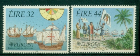 Ireland-1992-EUROPA-Stamps-Voyages-of-Discovery-in-America-MUH_2