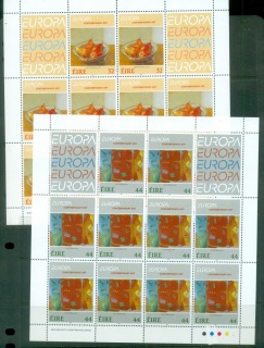 Ireland-1993-Europa-Eontemporary-Art-2x-sheetlets-MUH