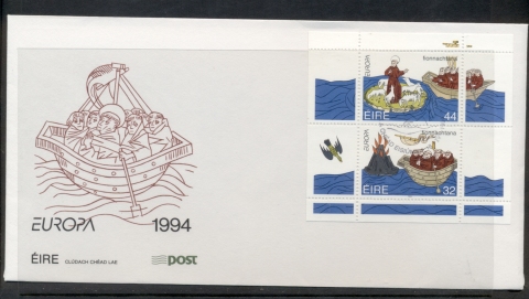 Ireland-1994-Europa-Scientific-Discoveries-MS-FDC