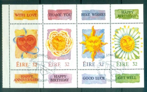 Ireland-1994-Greetings-booklet-pane-FU-lot78884