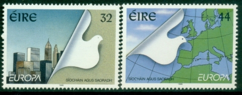 Ireland-1995-EUROPA-Stamps-Peace-and-Freedom-MUH