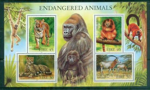 Ireland-1998-Endangered-Animals-MS-MUH