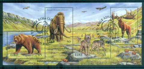 Ireland-1999-Extinct-Animals-MS-FU-lot78896