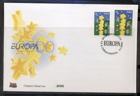 Ireland-2000-Europa-Field-of-Stars-FDC