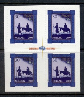 Ireland-2000-Xmas-PS-30p-blk4-MUH