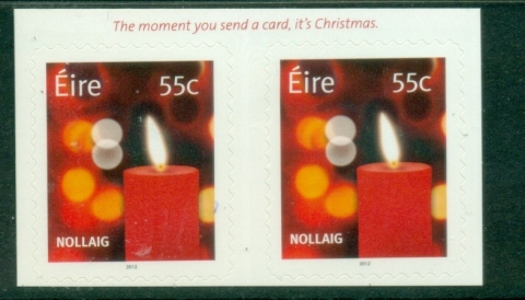 Ireland-2012-Christmas-Self-Adhesive-Stamp-pair-MUH