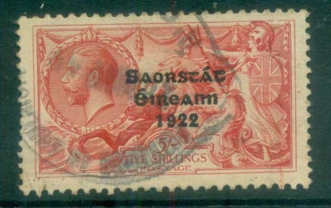 Ireland-1922-5-rose-red-seahorse-Provisional-Ot-jpg-Blue-Blk-3-line-Thom-FU-lot78506.jpg