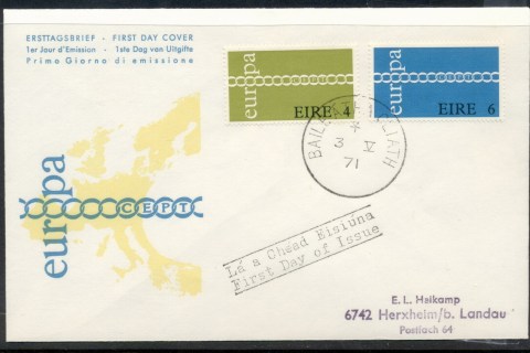 Ireland-1971-Europa-Chain-through-O-FDC