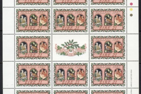 Ireland-1987-Xmas-sheetlet-MUH